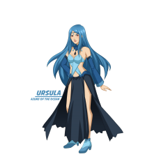 Ursula Azure of the Ocean powered up form Poster